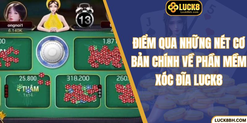 Điểm qua những nét cơ bản chính về phần mềm xóc đĩa Luck8